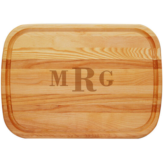 Block Monogram Large 21-inch Cutting Board